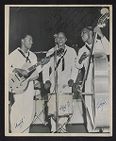 Autographed photograph of The Sharps & Flats